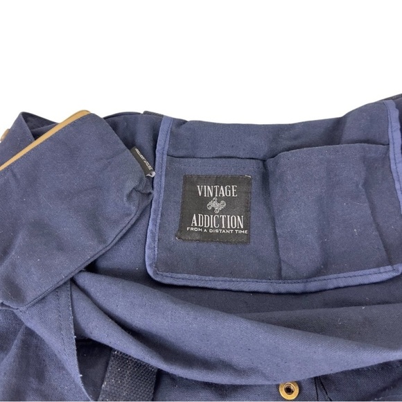 Vintage Addiction Star Large Washed Canvas Tote Bag with Small Pouch - Picture 4 of 10